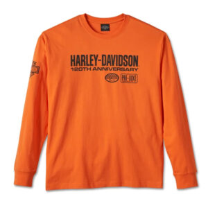 Men's 120th Anniversary Long Sleeve Tee Orange