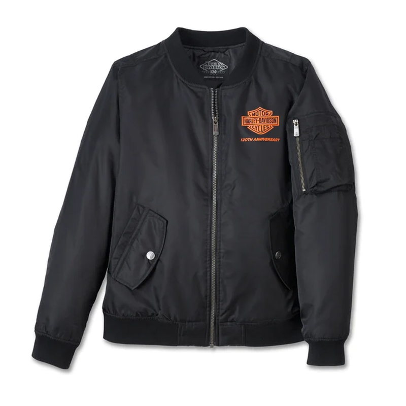 Women's 120th Anniversary Bomber Jacket - Black