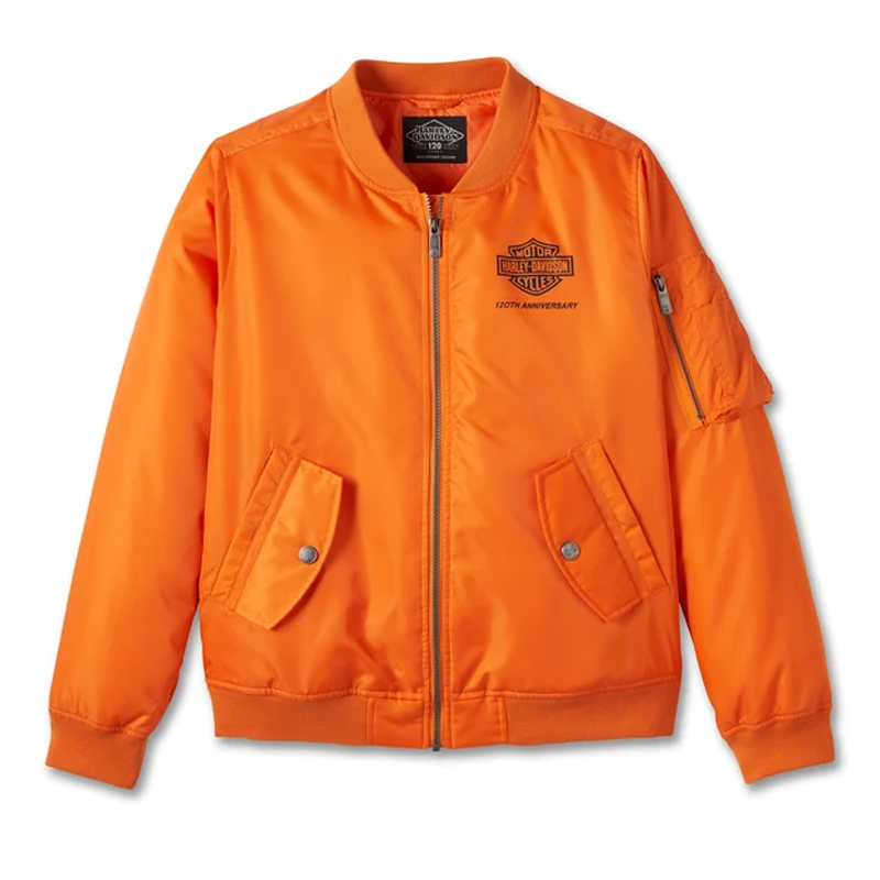 Women's 120th Anniversary Bomber Jacket - Orange