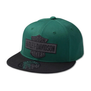 Bar & Shield Snapback Cap Green