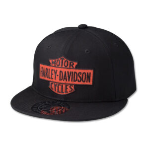 Bar & Shield Snapback Cap Black
