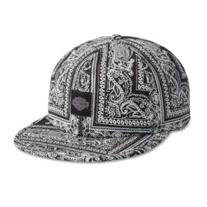 Bandana Low Profile Snapback Cap - Black Beauty