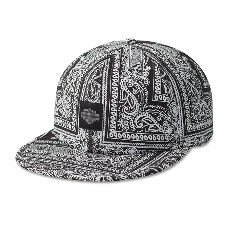 Bandana Low Profile Snapback Cap - Black Beauty