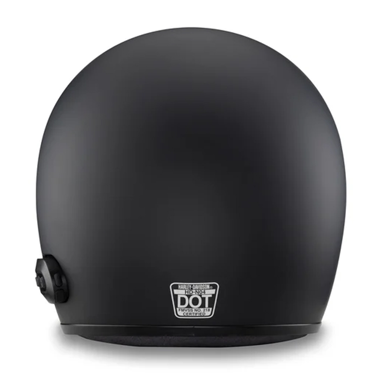 Fury N04 Bluetooth 3/4 Helmet - Matte Black