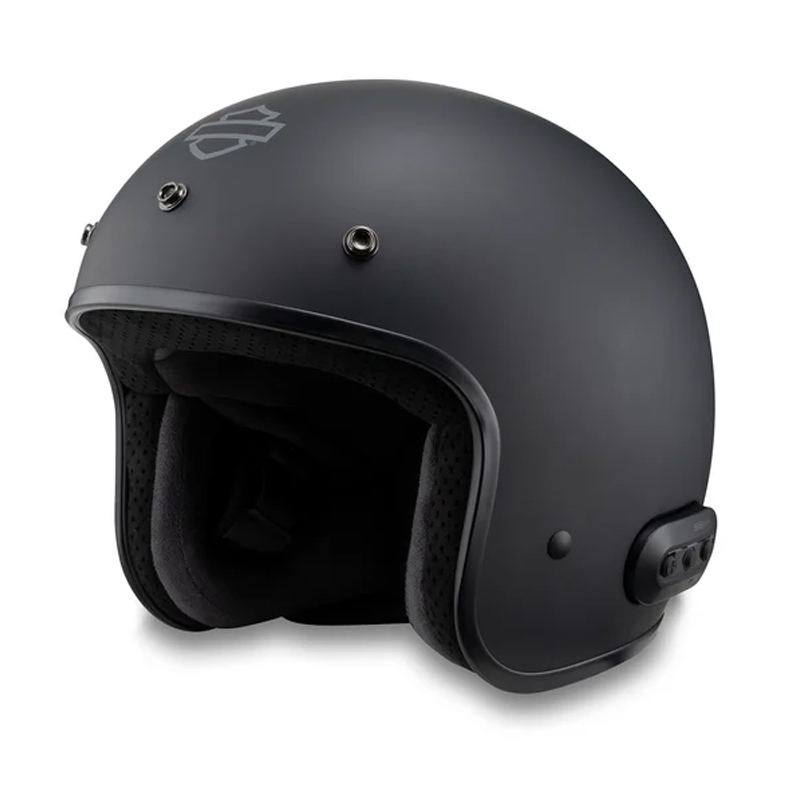 Fury N04 Bluetooth 3/4 Helmet - Matte Black