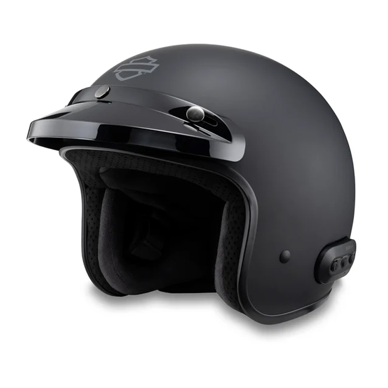 Fury N04 Bluetooth 3/4 Helmet - Matte Black