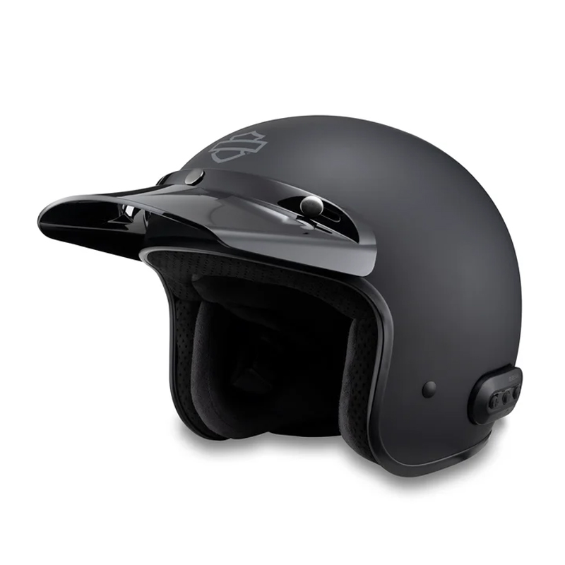Fury N04 Bluetooth 3/4 Helmet - Matte Black