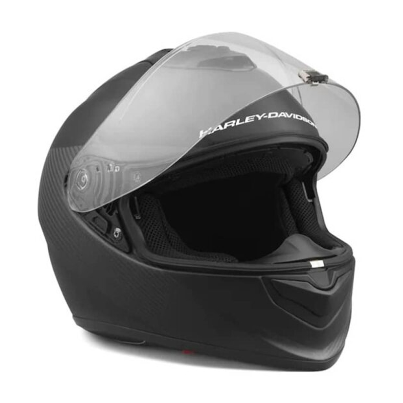 Men's H-D Brawler Carbon Fiber X09 Full Face with Sun Shield Helmet