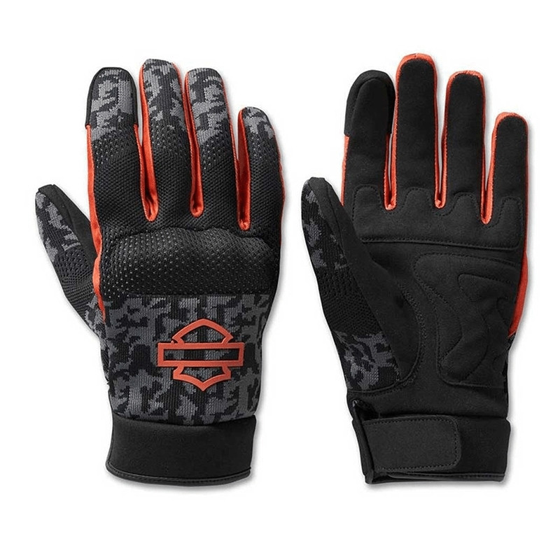 Men's Dyna Knit Mesh Gloves Camo Asphalt