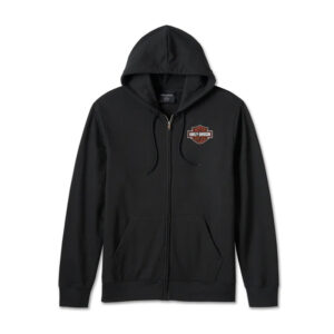 Men's Bar & Shield Zip-Up Hoodie