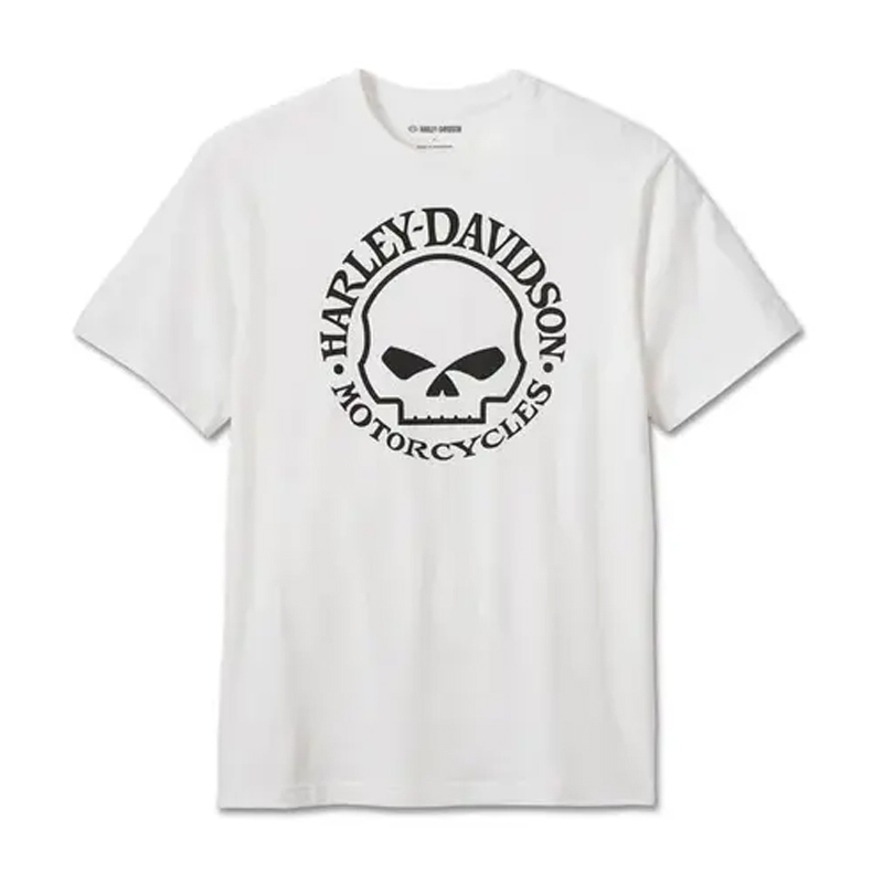 Men's Willie G Skull Tee - White
