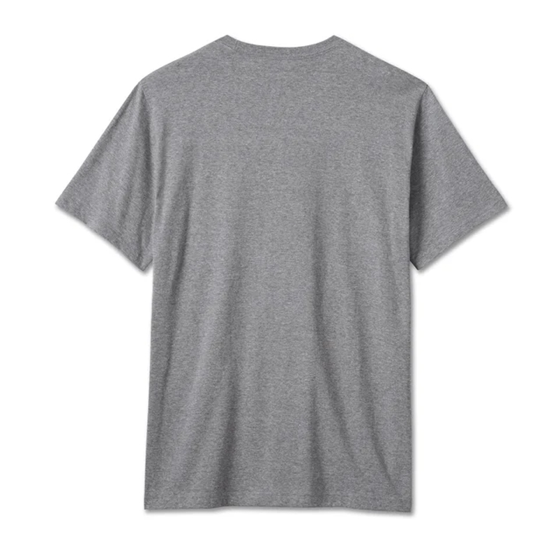 Men's Bar & Shield Tee - Medium Heather Grey