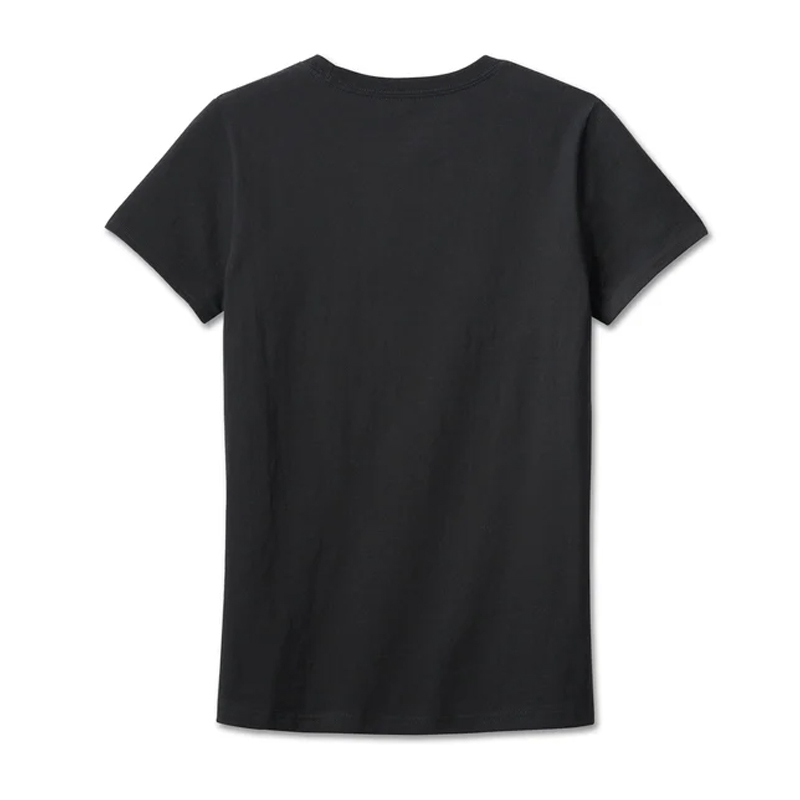 Women's Bar & Shield Short Sleeve Tee - Black Beauty