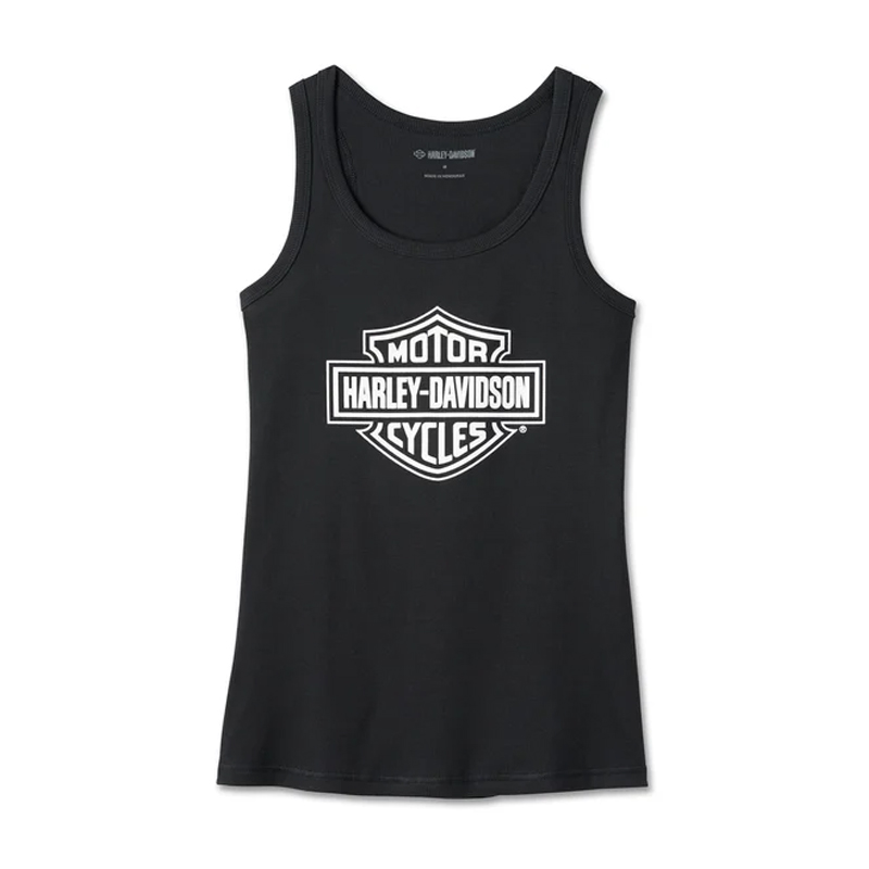 Women's Bar & Shield Tank - Black Beauty