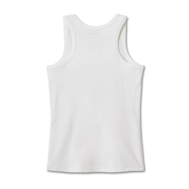 Women's Bar & Shield Tank - Bright White