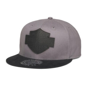 Men's Bar & Shield Logo Fitted Baseball Cap - Gray