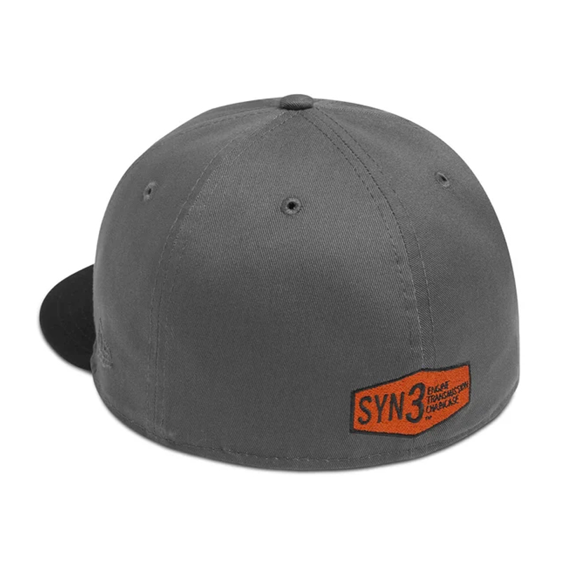 Men's Iron Block 59FIFTY Baseball Cap, Gray & Black