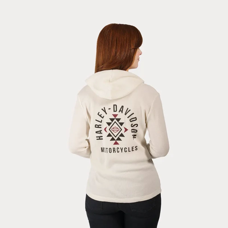 Women's Bohemian Hooded Thermal Knit Top