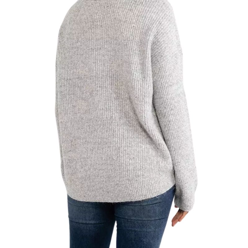 Women’s Craftsmanship Sweater - Light Grey Marl