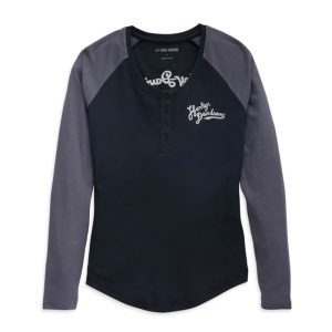 Women's Timeless Silver Wing Henley