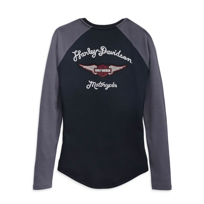 Women's Timeless Silver Wing Henley