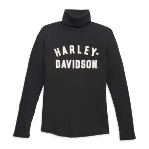 Women's Milwaukee Rib Turtleneck - Black Beauty