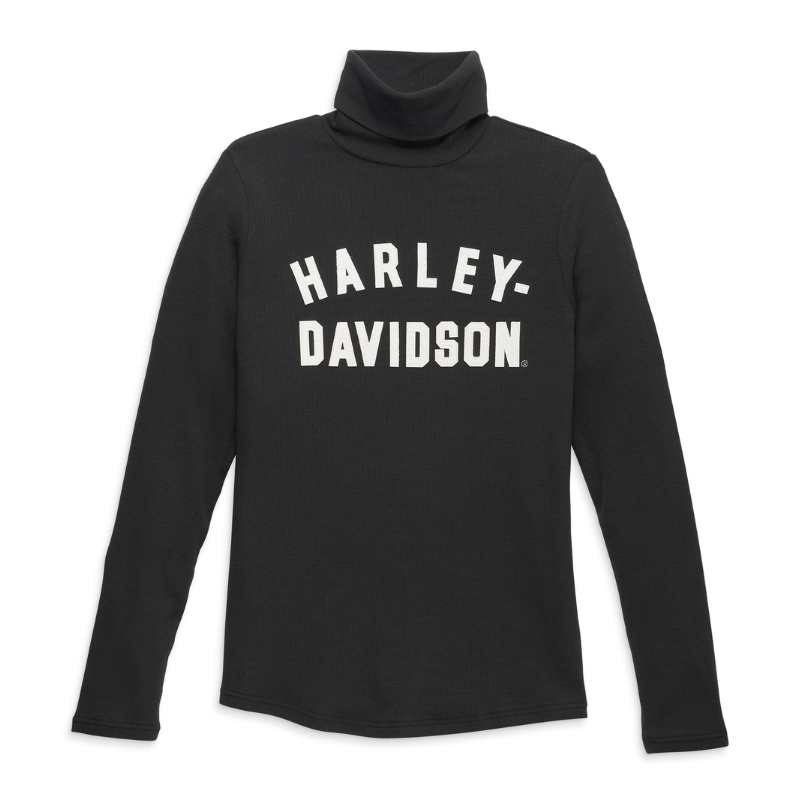 Women's Milwaukee Rib Turtleneck - Black Beauty