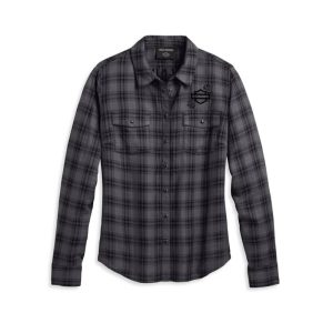 Women's Classic Enchanted Shirt - YD Plaid - Blackened Pearl