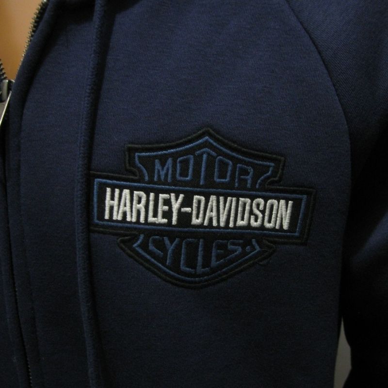 Men's Club Crew Zip-Up Hoodie - Peacoat