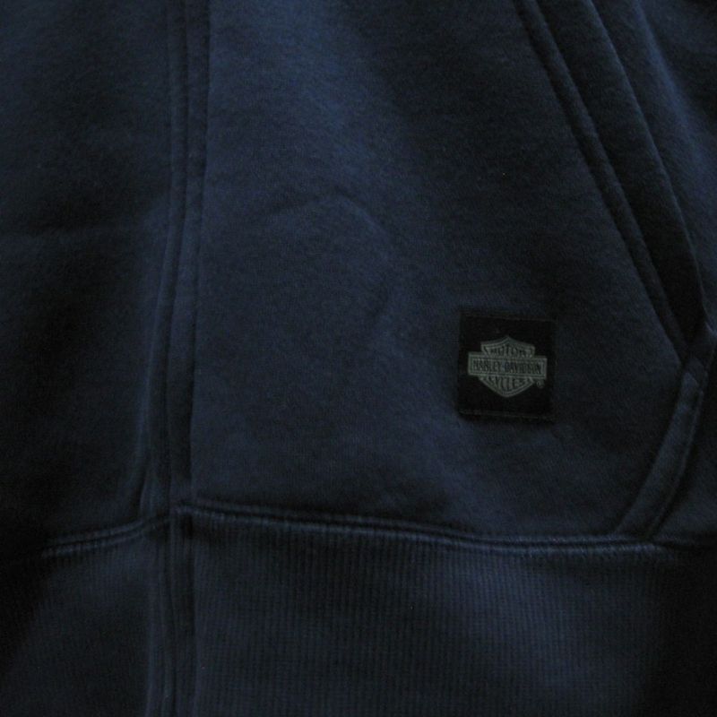 Men's Club Crew Zip-Up Hoodie - Peacoat