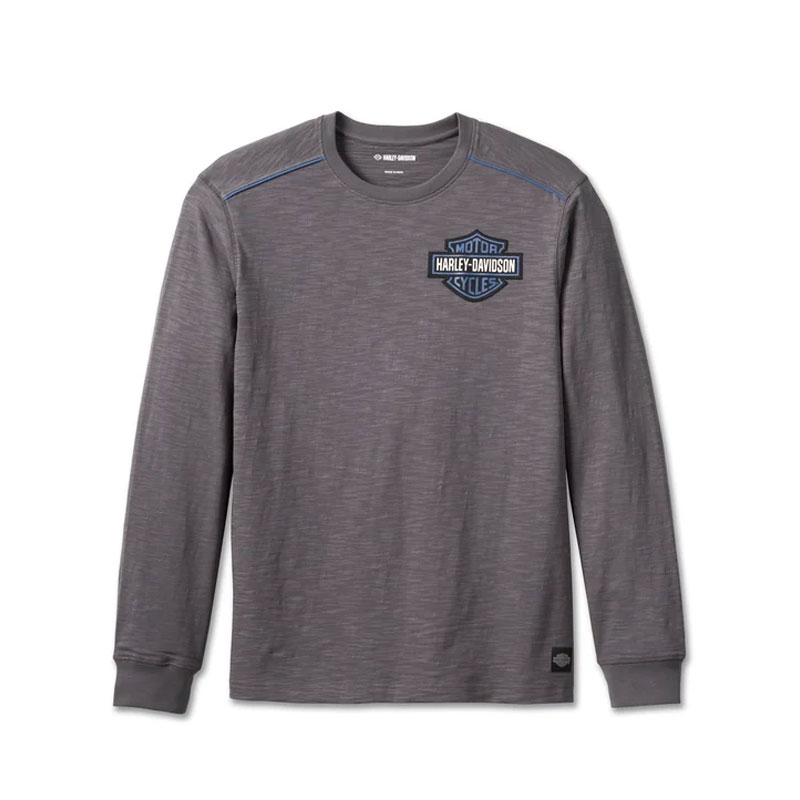 Men's Club Crew Long Sleeve Tee - Blackened Pearl