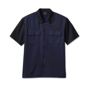 Men's Staple Colorblock Shirt - Peacoat