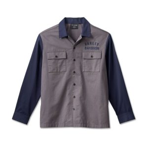 Men's Racing Colorblock Shirt - Blackened Pearl