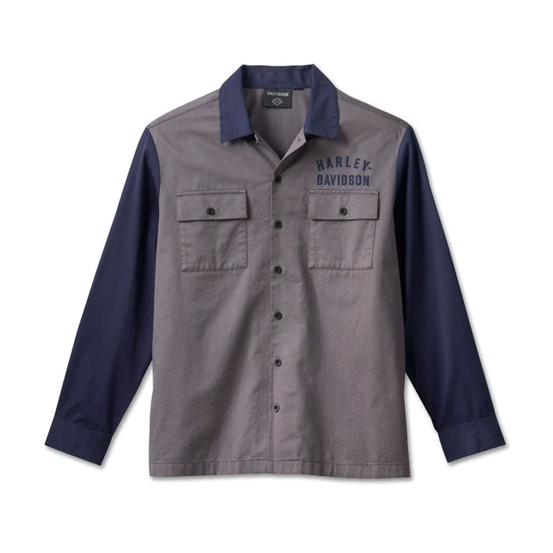 Men's Racing Colorblock Shirt - Blackened Pearl