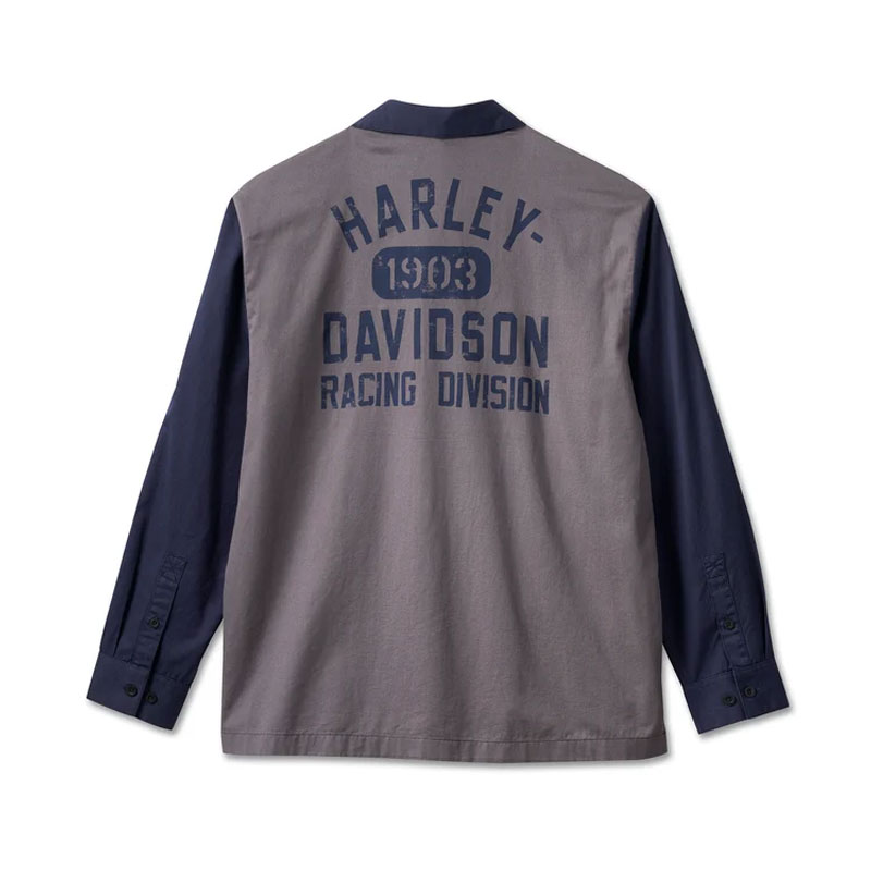 Men's Racing Colorblock Shirt - Blackened Pearl