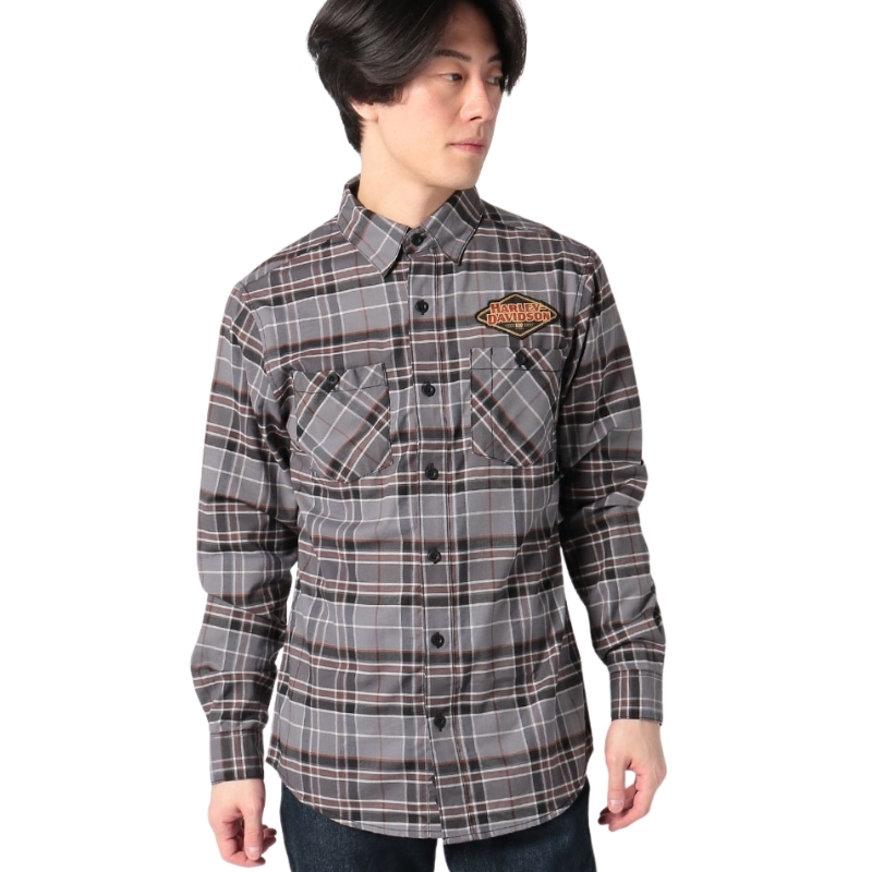 Men’s 120th Anniversary Plaid Shirt – Grey Plaid