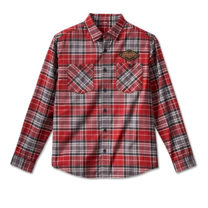 Men’s 120th Anniversary Plaid Shirt – Red Plaid