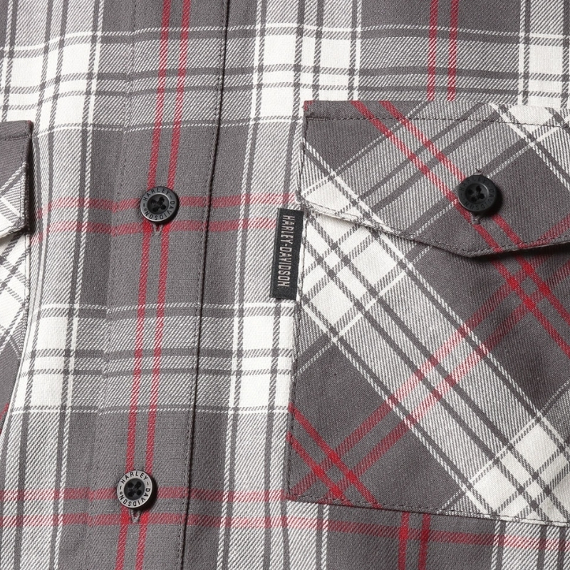 Men's Essence Shirt - Grey Plaid