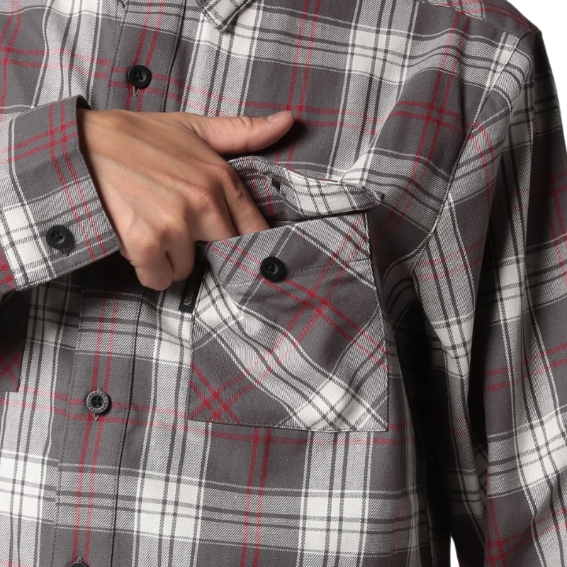 Men's Essence Shirt - Grey Plaid