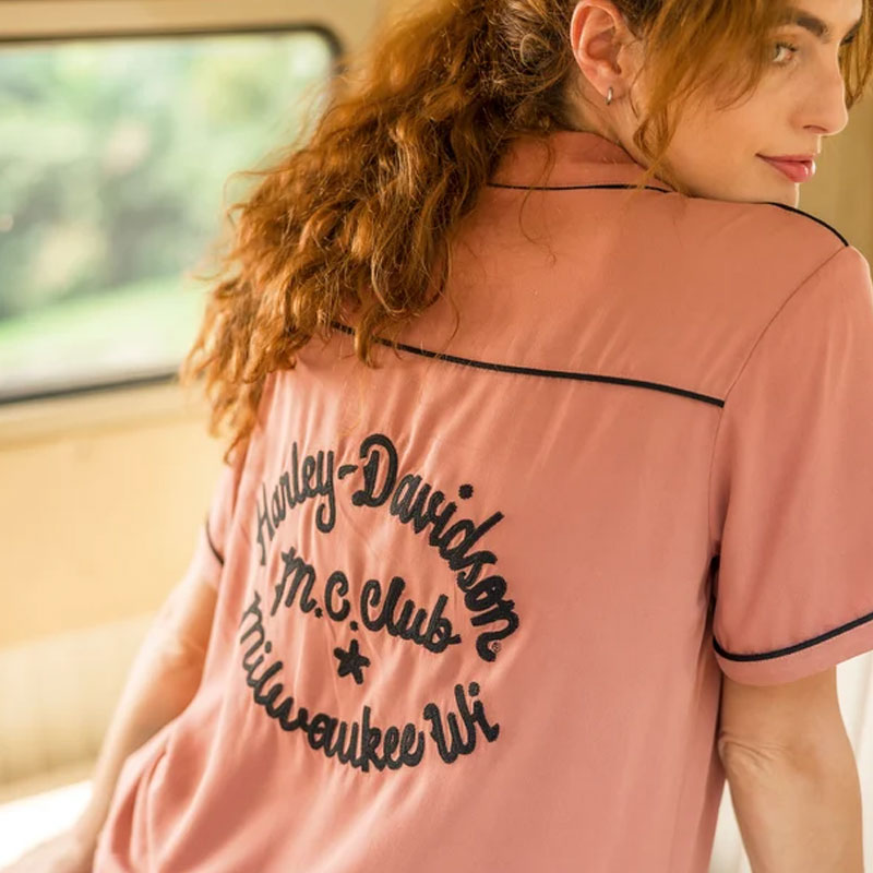 Women's Club Crew Contrast Piping Shirt