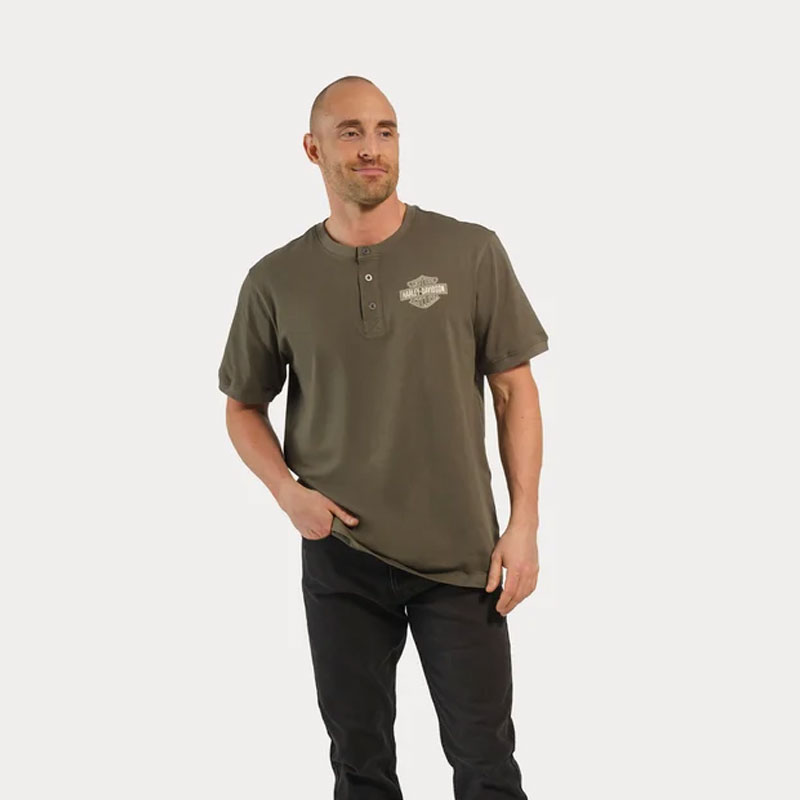 Men's Combustion Henley - Grape Leaf