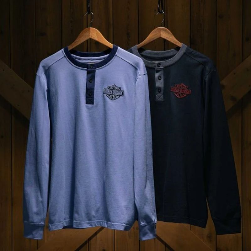 Men's Hometown Henley - Black