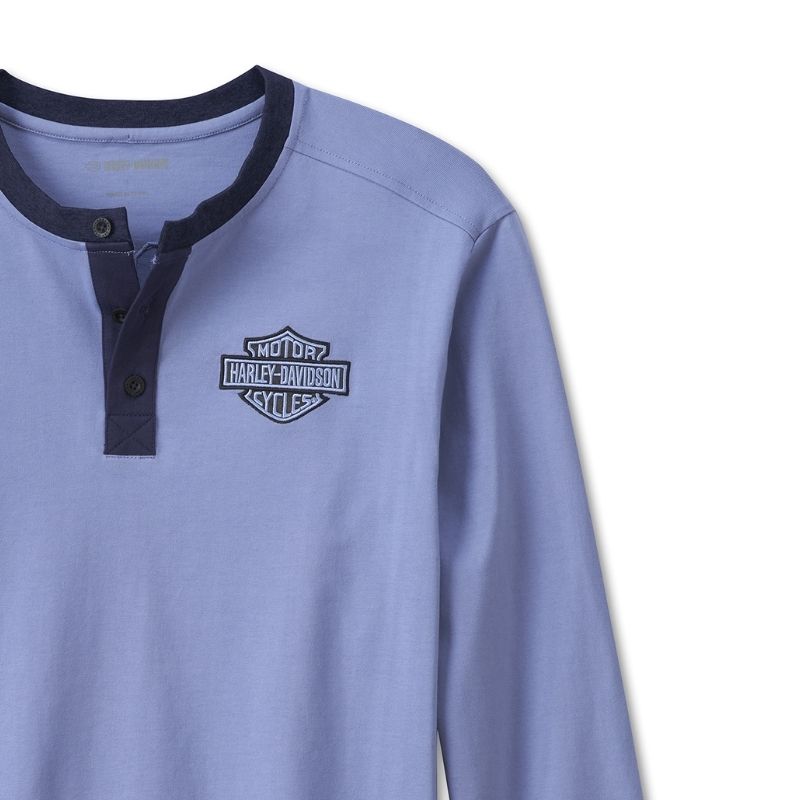 Men's Hometown Henley - Colony Blue