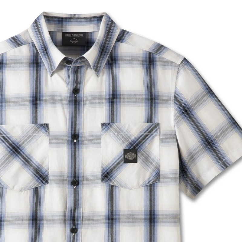 Men's Forever Harley Shirt - Blue Plaid