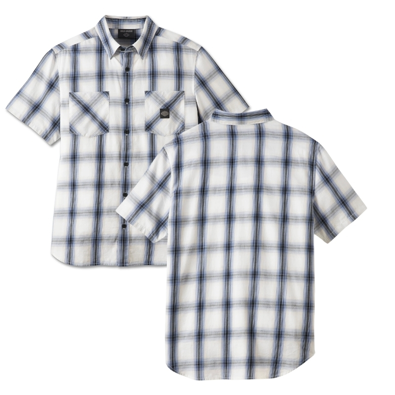 Men's Forever Harley Shirt - Blue Plaid