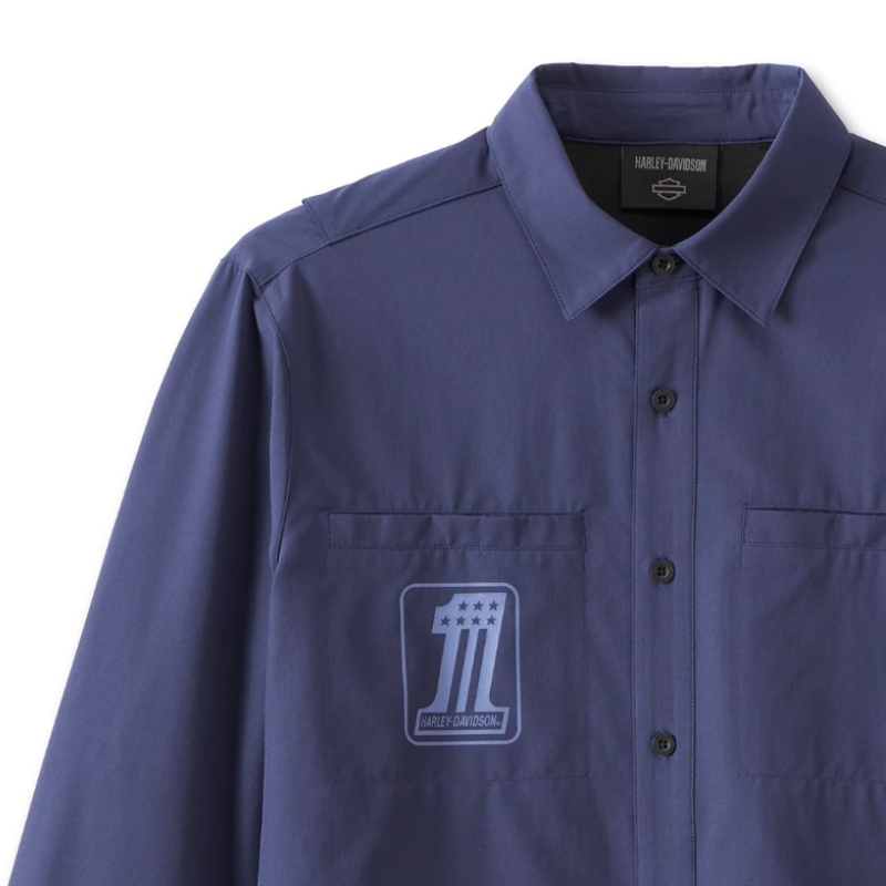 Men's #1 Performance Vented Shirt - Peacoat