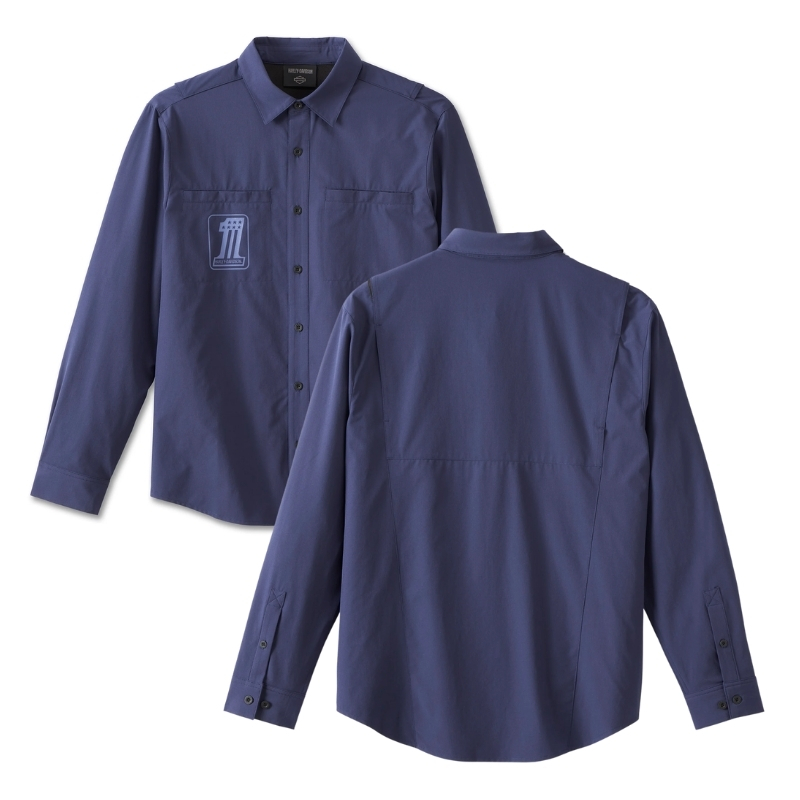 Men's #1 Performance Vented Shirt - Peacoat