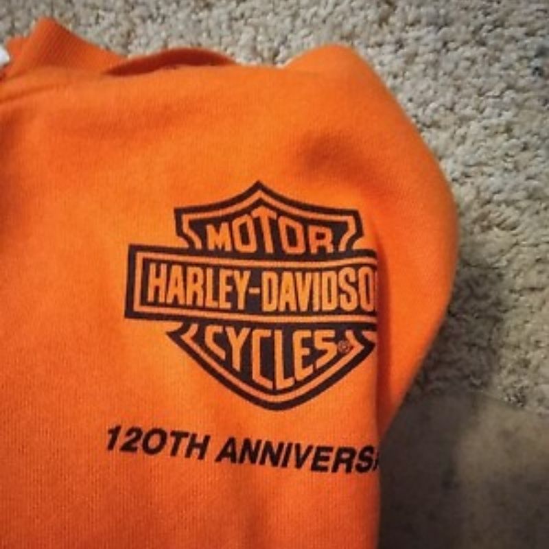 Women's 120th Anniversary Zip Front Hoodie Orange