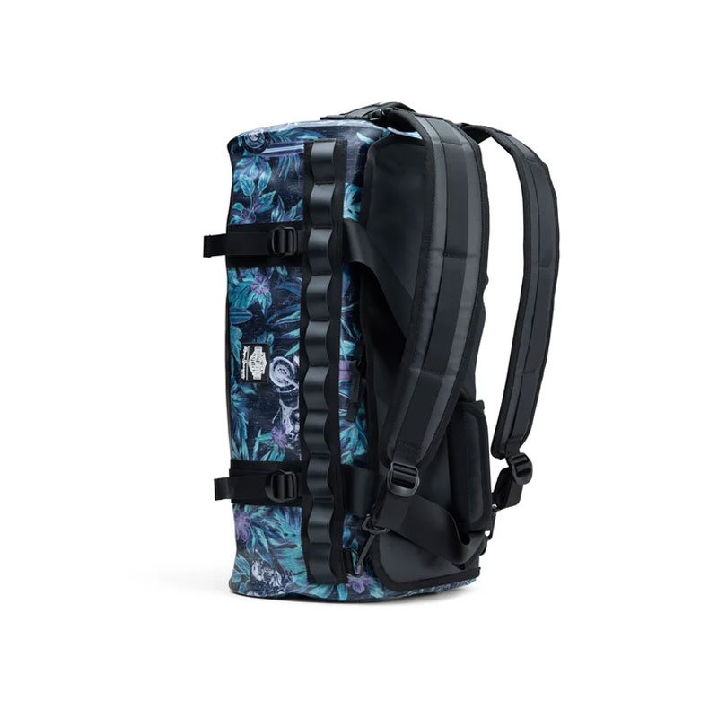 Reyn Spooner Hawaiian Waterproof Duffel Bag - Black