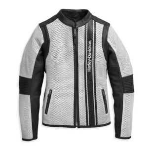 Women’s Hideaway Perforated Leather Jacket
